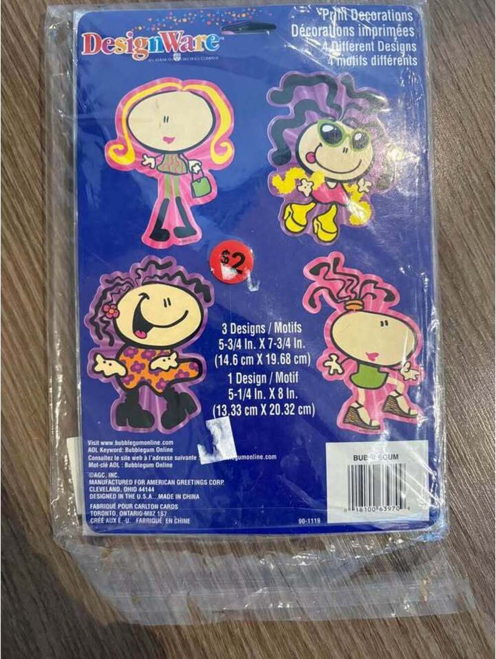 Y2K Sealed Decor - $8 each or all for $25 - 4 sealed available